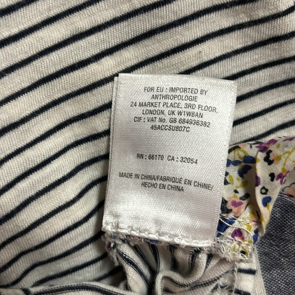 Anthropologie Postmark multimedia 3/4 button embellished sleeves hi lo size S - Picture 9 of 9